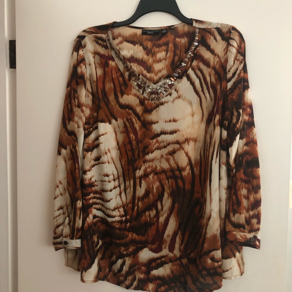 Susan Graver Artisan blouse 22W